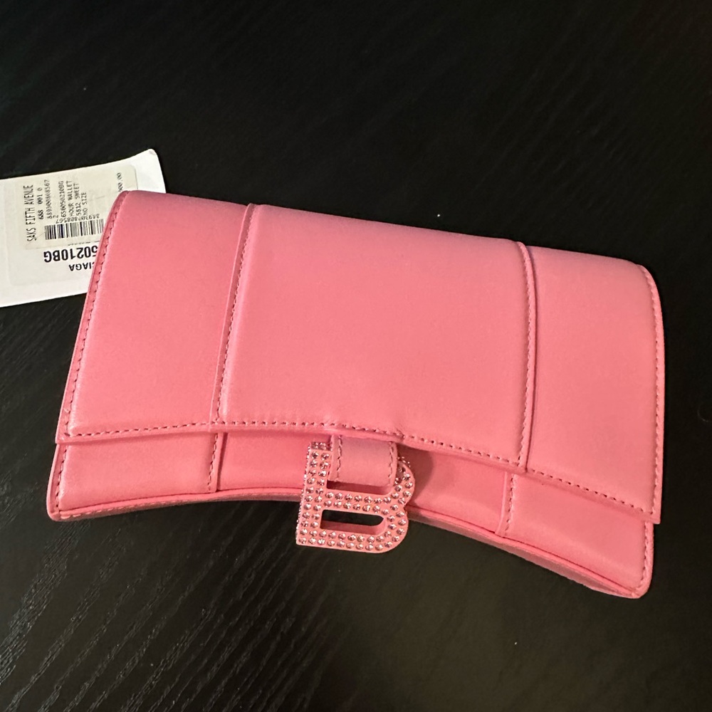 Balenciaga hourglass WOC 
Crystal 
New W Tag